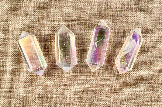 Double Terminated Clear Aura Quartz