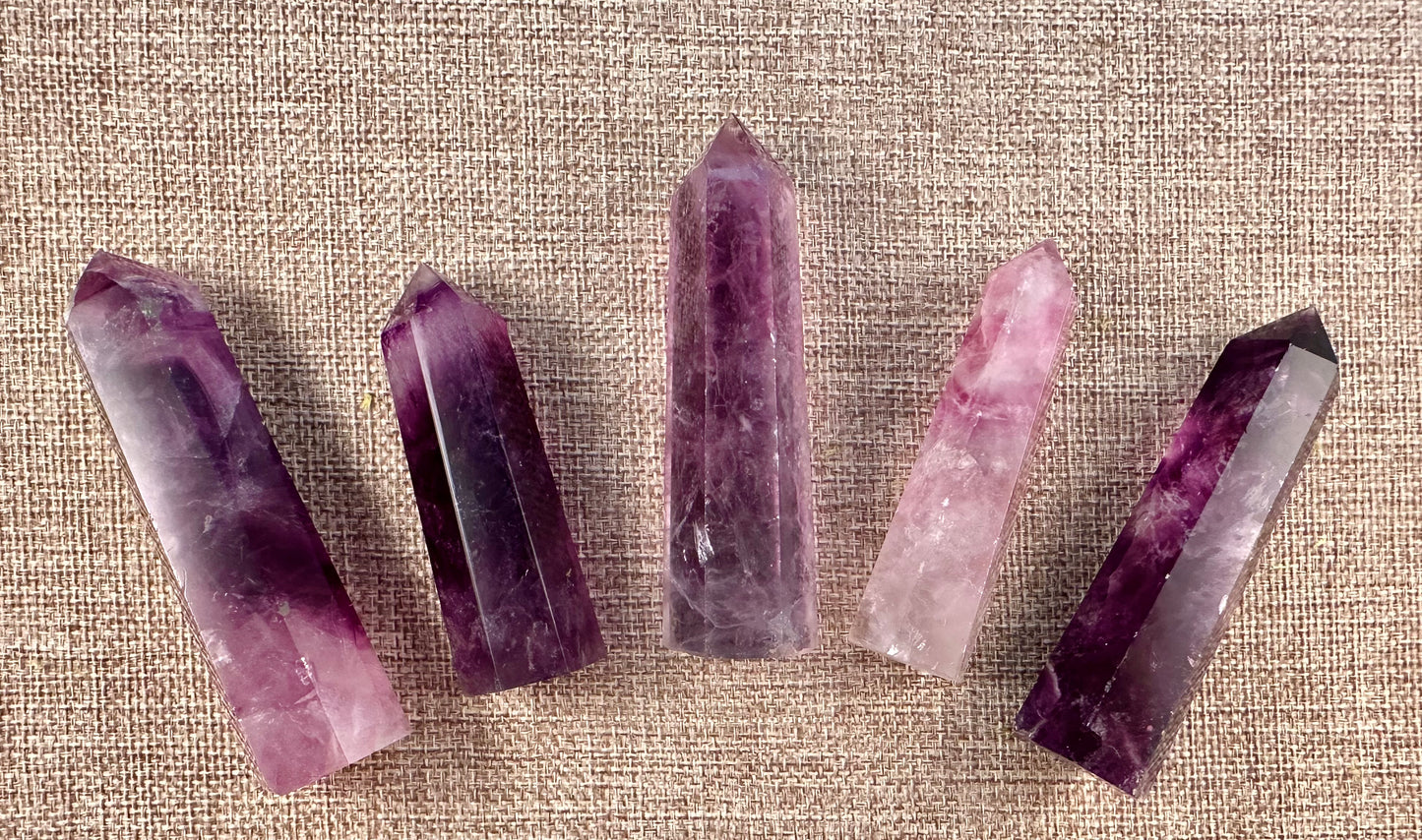 Purple Fluorite Tower