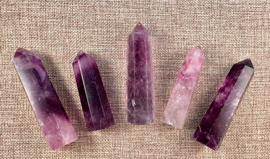 Purple Fluorite Tower